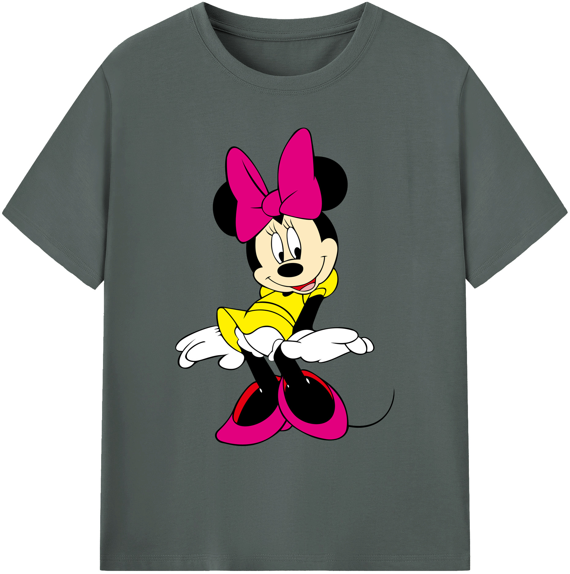 ミッキーマウス Mickey Mouse 綿100％ メンズ半袖Tシャツ｜肌触りやわらか＆通気性